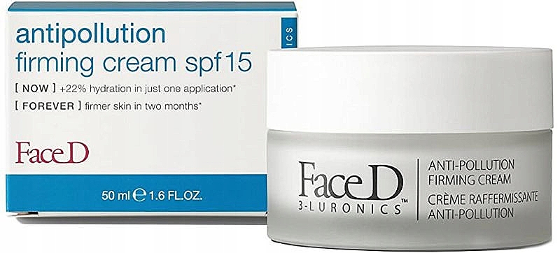 Stärkende Gesichtscreme - FaceD Antipollution Firming Cream SPF 15 — Bild N1