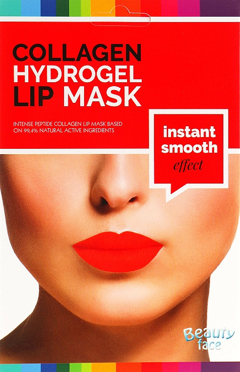 Hydrogel-Lippenmaske mit Kollagen - Beauty Face Wrinkle Smooth Effect Collagen Hydrogel Lip Mask — Bild N1