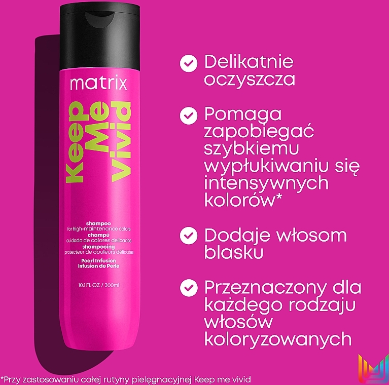 Farblebendig haltendes Shampoo - Matrix Total Results Keep Me Vivid Shampoo — Bild N4
