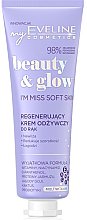 Düfte, Parfümerie und Kosmetik Feuchtigkeitsspendende und regenerierende Handcreme - Eveline Cosmetics Beauty & Glow Im Miss Soft Skin!