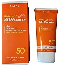 Gesichts- und Augencreme - Farmstay Whitening Booster Tone-Up UVA Sunscreen SPF50+ Pa++++ — Bild N1