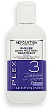 Düfte, Parfümerie und Kosmetik Haarwiederherstellungskomplex - Revolution Haircare Blonde Plex 3 Bond Restore Treatment