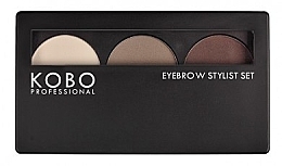 Augenbrauen-Modellierset - Kobo Professional Eyebrow Stylist Set — Bild N1