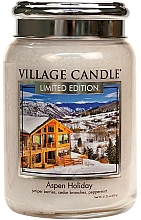 Düfte, Parfümerie und Kosmetik Duftkerze Aspen Holiday - Village Candle Aspen Holiday Glass Jar