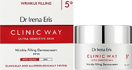 Tagescreme gegen Falten - Dr Irena Eris Clinic Way 5° Intense Anti-Wrinkle Lipid Filling — Bild N2
