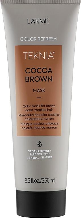 Haarmaske - Lakme Teknia Color Refresh Cocoa Brown Mask — Bild N1