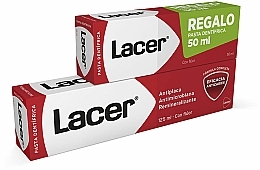 Set - Lacer Toothpaste Complete Action (toothpaste/125ml + toothpaste/50ml) — Bild N1