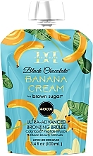 Düfte, Parfümerie und Kosmetik Solariumcreme mit ultradunklen Bronzern - Tan Incorporated Double Dark Black Chocolate Banana Cream 400X (Doypack) 