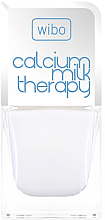Düfte, Parfümerie und Kosmetik Nagelconditioner mit Kalzium, Milchproteinen, Eichen- und Leinsamenextrakten - Wibo Calcium Milk Therapy