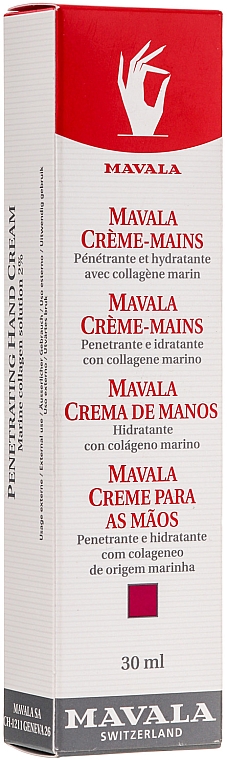 Feuchtigkeitsspendende und schützende Handcreme - Mavala Hand Cream
