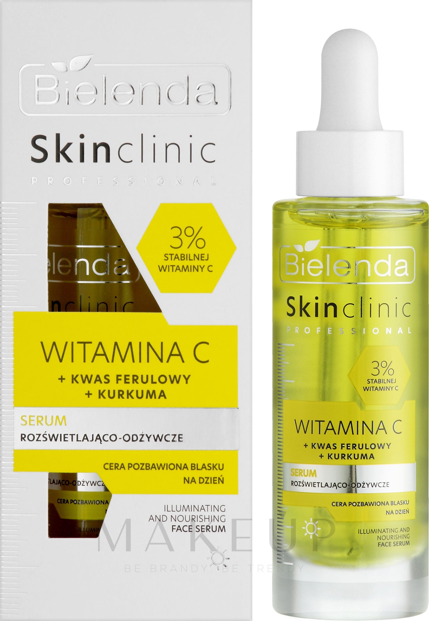 Aufhellendes und pflegendes Gesichtsserum mit Vitamin-C - Bielenda Skin Clinic Professional — Bild 30 ml