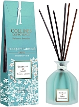 Düfte, Parfümerie und Kosmetik Raumerfrischer Weißer Tee und Jasmin - Collines de Provence White Tea & Jasmine Diffusor