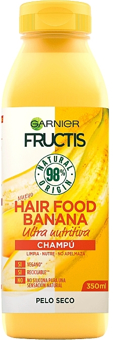 Pflegendes Shampoo mit Bananenextrakt für trockenes Haar - Garnier Fructis Superfood — Bild N8