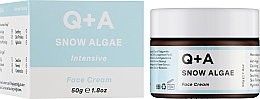 Gesichtscreme mit Schneealgen - Q+A Snow Algae Intensiv Face Cream — Bild N2