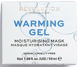 Feuchtigkeitsspendende Gesichtsmaske - Makeup Revolution Skincare Warming Gel Moisturising Face Mask — Bild N2