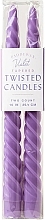 Düfte, Parfümerie und Kosmetik Verdrehte Kerze 25,4 cm - Paddywax Tapered Twisted Candles Violet
