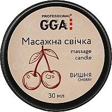 Düfte, Parfümerie und Kosmetik Massagekerze Kirsche - GGA Professional Massage Candle