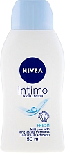 Gel für die Intimhygiene - NIVEA Intimo Intimate Wash Lotion Fresh Comfort — Bild N1