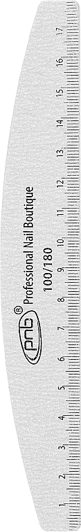 Nagelfeile 100/180 Grey Halbmond - PNB — Bild N1