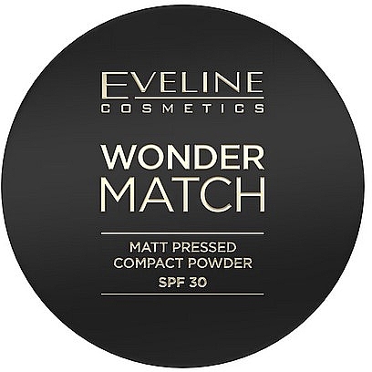 Gesichtspuder - Eveline Cosmetics Wonder Match Matt Pressed Compact Powder LSF 30	 — Bild N1