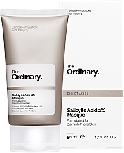 The Ordinary Salicylic Acid 2% Masque - Gesichtsmaske mit 2% Salicylsäure für zu Hautunreiheiten neigende Haut — Bild N2