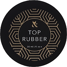 Düfte, Parfümerie und Kosmetik Nagelüberlack mit einer klebrigen Schicht - F.O.X Top Rubber