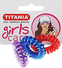 Spiral-Haargummi 3 St. - Titania Girls Care — Bild N1
