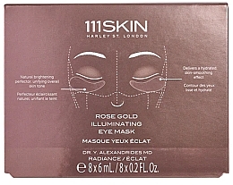 Augenmaske - 111SKIN Rose Gold Illuminating Eye Mask Box — Bild N1