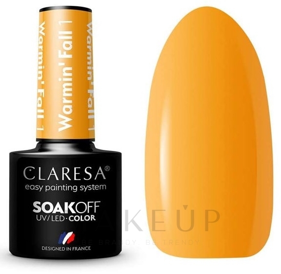Gellack für Nägel - Claresa Warmin Fall Soak Off UV/LED Color — Bild 1