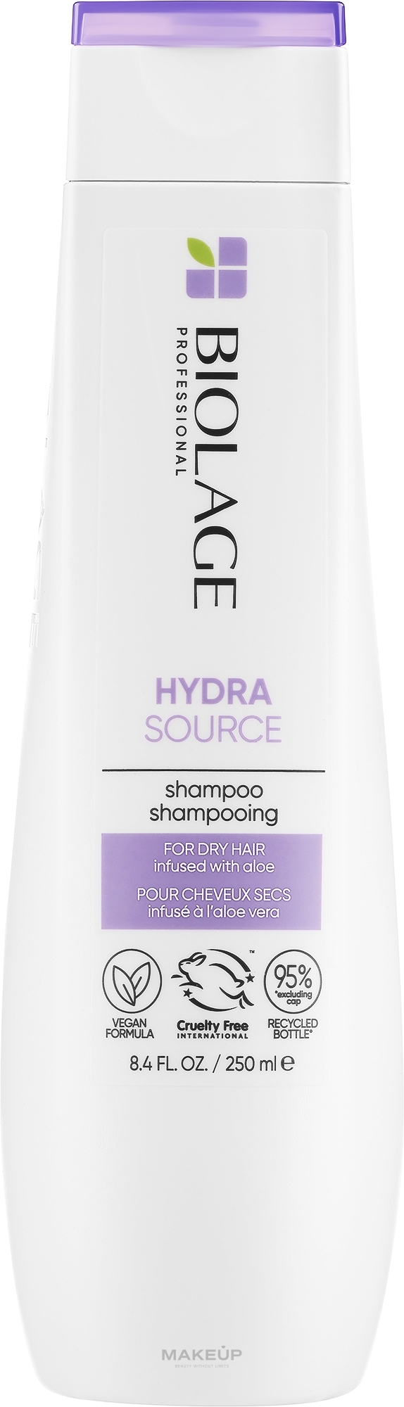 Feuchtigkeitsspendendes Shampoo für trockenes Haar - Biolage Hydrasource Ultra Aloe Shampoo — Bild 250 ml