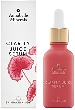 Düfte, Parfümerie und Kosmetik Gesichtsserum mit Niacinamid - Annabelle Minerals Clarity Juice Serum