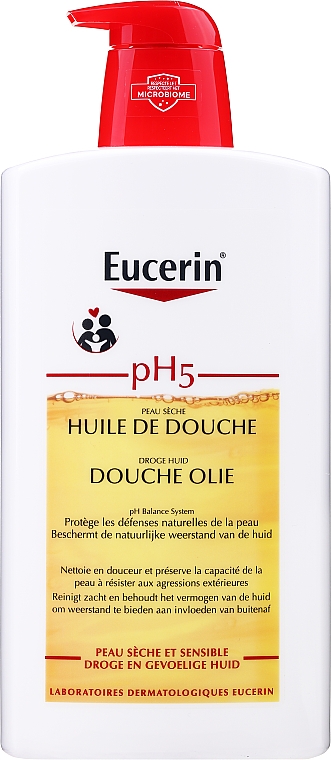 Reinigendes Duschöl für trockene und empfindliche Haut - Eucerin pH5 Shower Oil — Bild N5