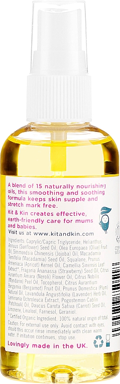 Organisches Körperöl für Mütter gegen Dehnungsstreifen - Kit and Kin Stretch Mark Oil — Bild N2