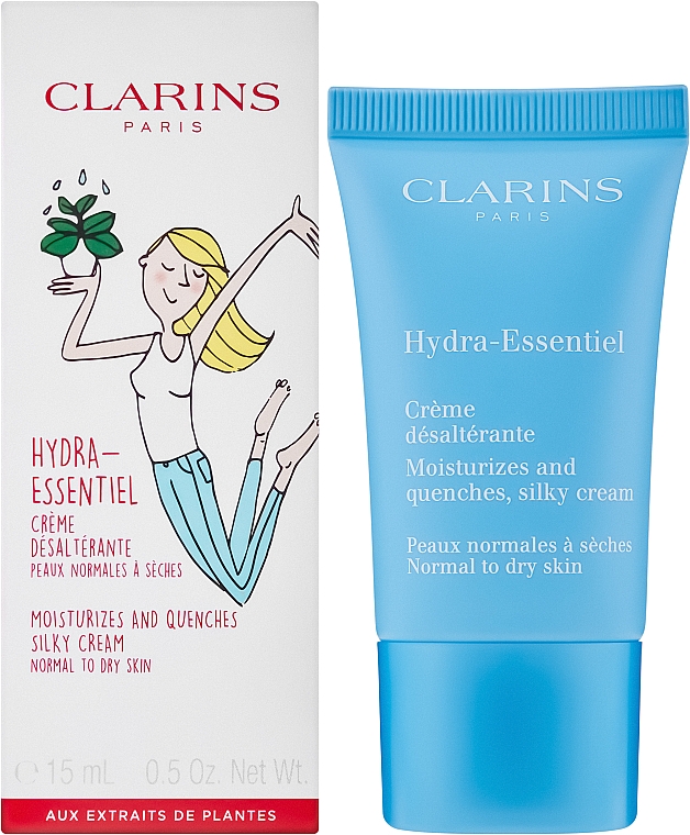 Intensiv feuchtigkeitsspendende Gesichtscreme - Clarins Hydra-Essentiel Normal to Dry Skin Cream — Bild N2