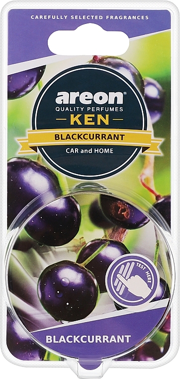 Raumerfrischer Brombeere  - Areon Gel Ken Blister Blackcurrant  — Bild N1