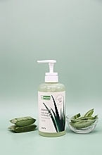 Feuchtigkeitsspendendes und beruhigendes Aloe-Gel - Skin79 Jeju Aloe Aqua Vegan Soothing Gel (mit Spender)  — Bild N2