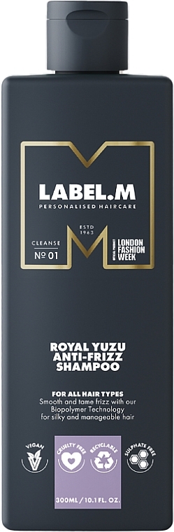 Shampoo für lockiges Haar - Label.m Royal Yuzu Anti-Frizz Shampoo — Bild N1