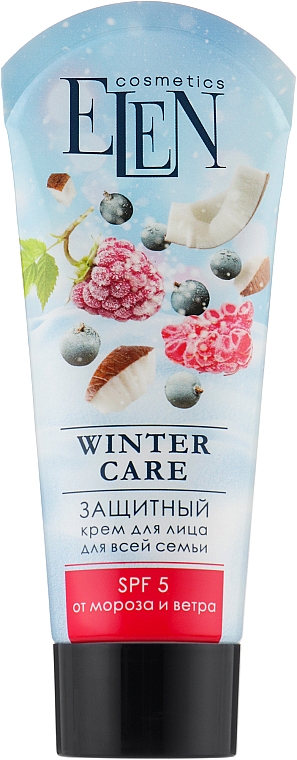 Schützende Gesichtscreme - Elen Cosmetics Winter Care Face Cream SPF 5 — Bild N1