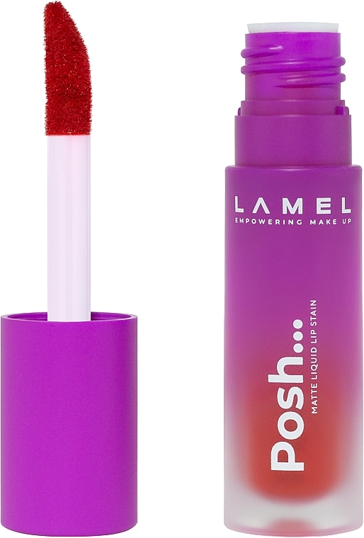 Matter Lippenstift - LAMEL Posh Matte Liquid Lip Stain  — Bild N1