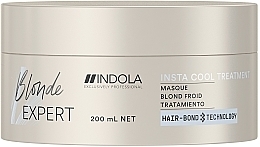 Maske für kalte Blondtöne - Indola Blonde Expert Insta Cool Treatment — Bild N2