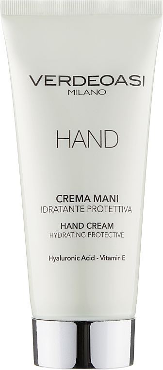 Feuchtigkeitsspendende und schützende Handcreme mit Hyaluronsäure und Vitamin E - Verdeoasi Hand Cream Hydrating Protective — Bild N1