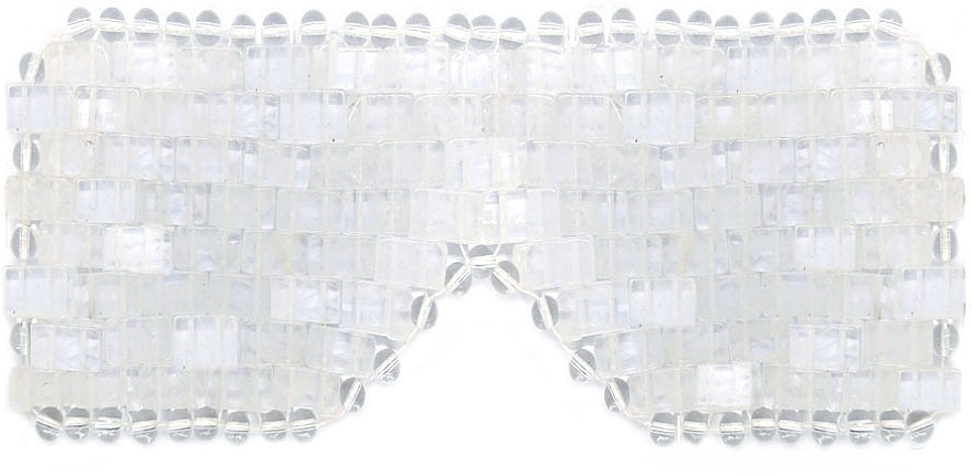 Gesichts- und Körpermaske aus weißem Quarz - Crystallove — Bild N1