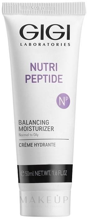 Feuchtigkeitsspendende Gesichtscreme für normale bis fettige Haut mit Peptidkomplex - Gigi Nutri-Peptide Balancing Moisturizer Oily Skin — Bild 50 ml