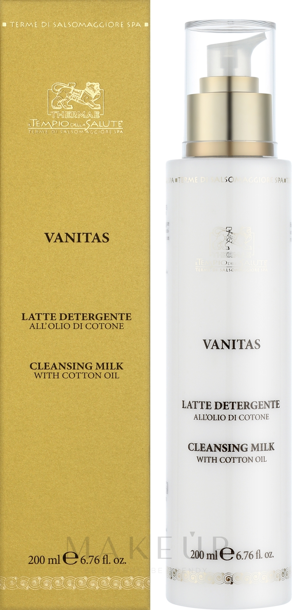 Reinigende Thermalmilch für empfindliche Haut - Thermae Vanitas Cleansing Milk — Bild 200 ml