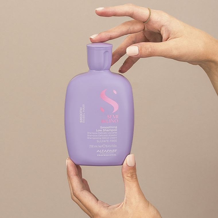 Glättendes Shampoo für widerspenstiges Haar - Alfaparf Semi di Lino Smooth Smoothing Shampoo — Bild N3