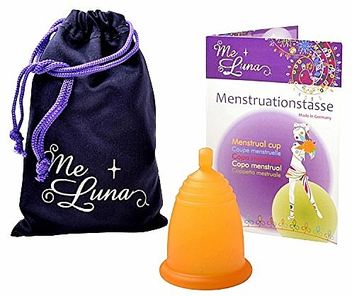 Menstruationstasse Größe L orange - MeLuna Classic Menstrual Cup Ball — Bild N1
