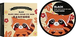 Hydrogel-Augenpatches mit Gold- und schwarzem Kaviarextrakt - Sersanlove Black Gold Caviar Eye Mask — Bild N3