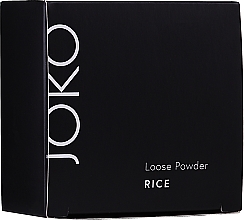 Düfte, Parfümerie und Kosmetik Mattierender loser Gesichtspuder - Joko Mattifying Rice Loose Powder