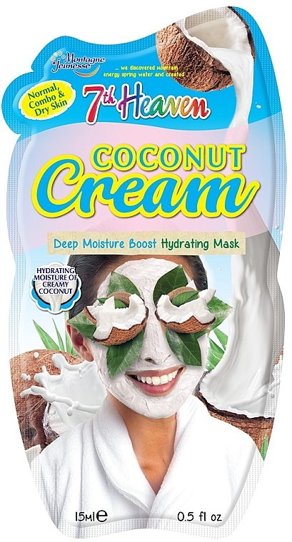 Gesichtscreme-Maske mit Kokosnuss - 7th Heaven Coconut Cream Mask — Bild N1