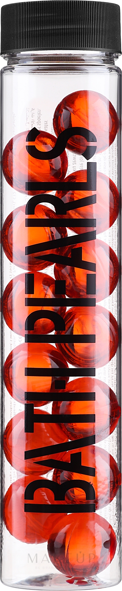 Rotes Badeöl mit Himbeer- und Amaryllis-Aroma - Mades Cosmetics Stackable Transparent Bath Pearls — Bild 13 St.